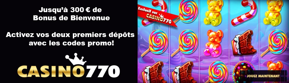 Casino 770 Bonus d'inscription