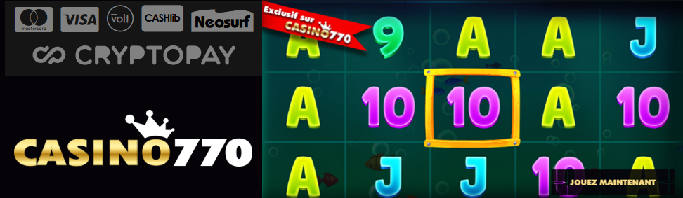 Casino 770 Dépôts et retraits
